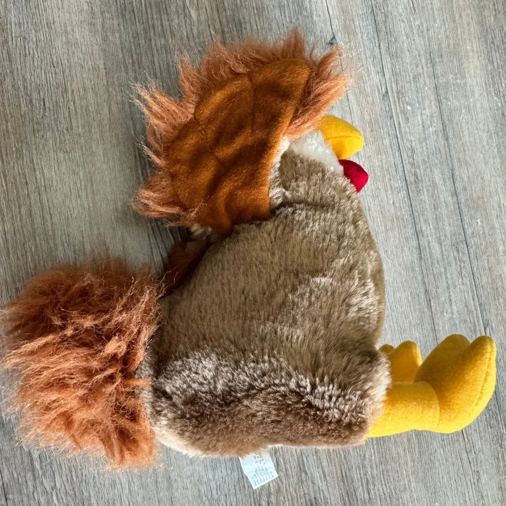 Metacom‎ Old MacDonalds Talking Farmyard Friends Randy Rooster Brown Plush Toy